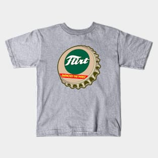 Vintage Flirt Soda Bottlecap Kids T-Shirt